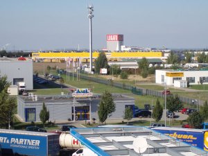 Gewerbegebiet Zorbau von oben