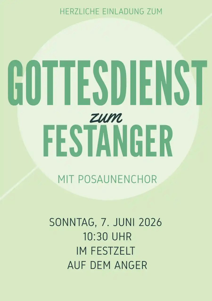 Gottesdienst zum Zorbauer Festanger